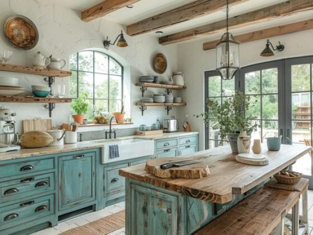 french-country-kitchen-charming-kitchen-with-blue-cabinets-farmhouse-sink-open-shelving-i_339701-3371 french-country-kitchen-charming-kitchen-with-blue-cabinets-farmhouse-sink-open-shelving-i_339701-3371